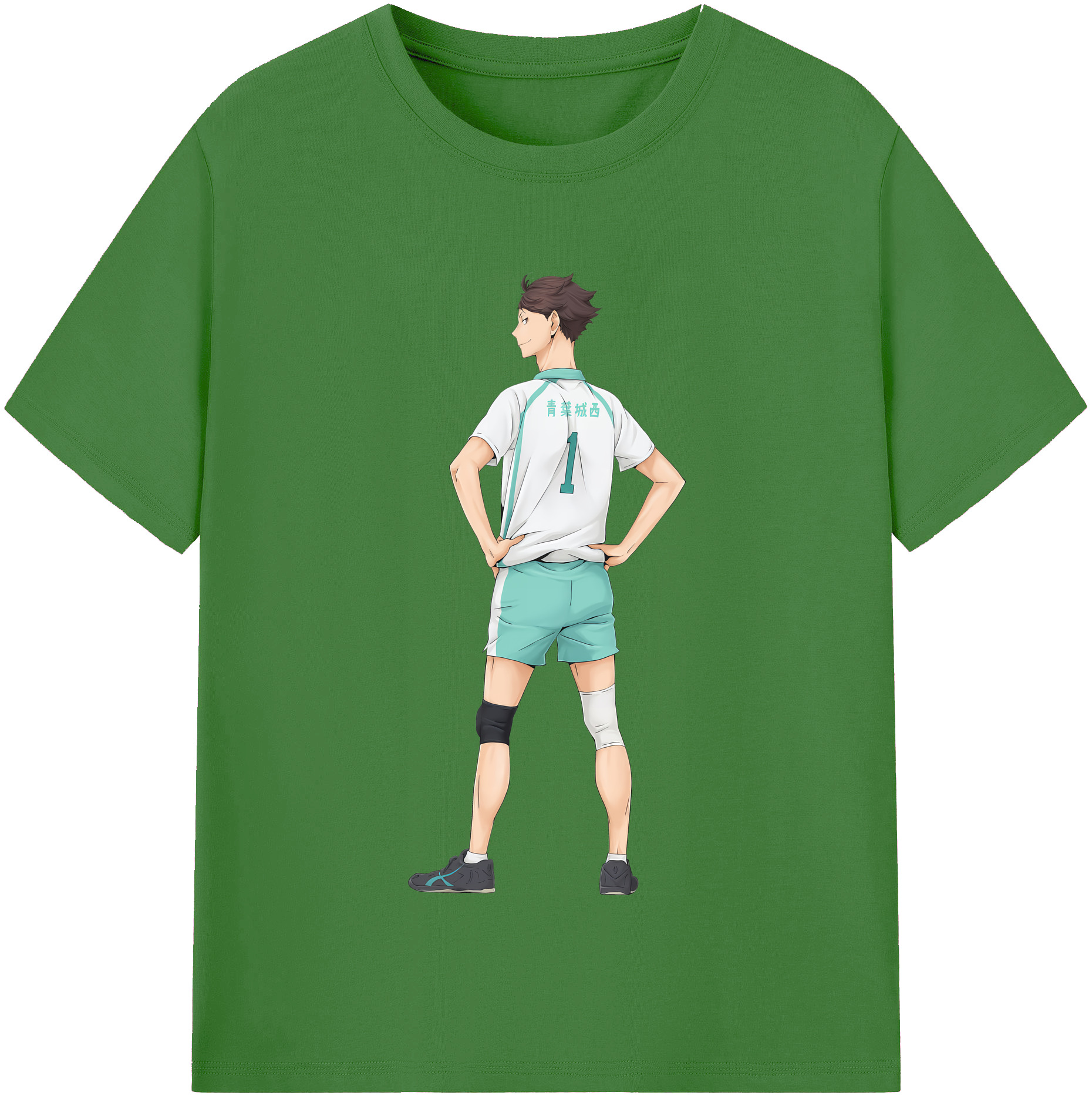 （画像用） ハイキュー!! Haikyu!! レディースカジュアルプリントTシャツ（綿100％）